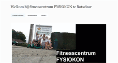 Desktop Screenshot of fitnessfysiokon.be
