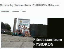 Tablet Screenshot of fitnessfysiokon.be